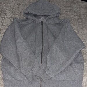 PacSun Gray Zip-Up Men's Sweater
